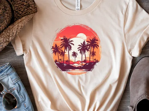 Retro Tropical Tshirt