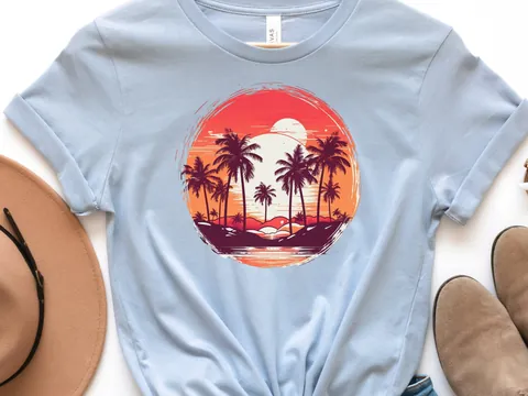 Retro Tropical Tshirt - View 8