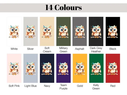 Fluffy Boho Owl T-Shirt - View 9