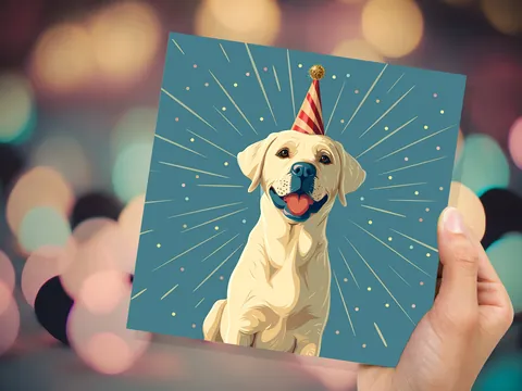 Labrador Birthday Card - View 8