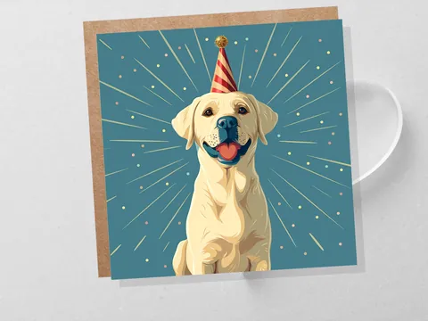 Labrador Birthday Card - View 3