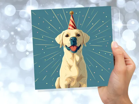 Labrador Birthday Card - View 7