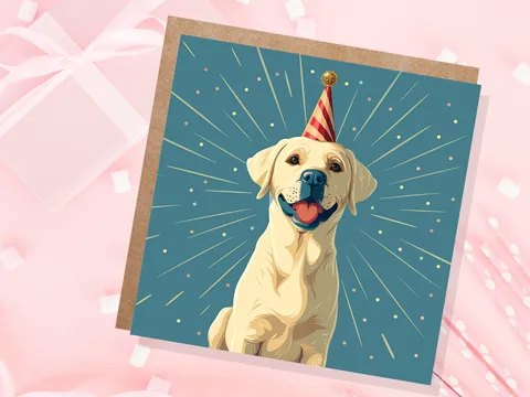 Labrador Birthday Card