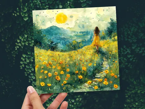 Summer Meadow Card