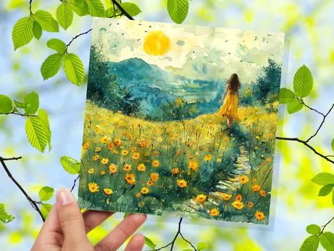 Summer Meadow Card - View 6