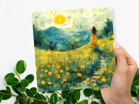 Summer Meadow Card - View 7