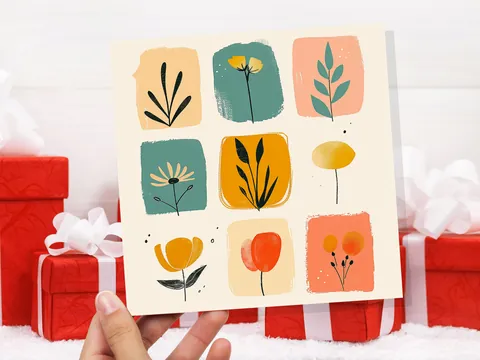 Mini Floral Illustrations Card - View 6