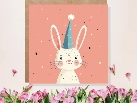White Rabbit Card - View 4