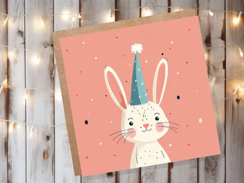 White Rabbit Card - View 2