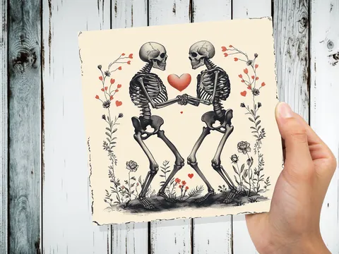 Gothic Anniversary Card – Til Death - View 7