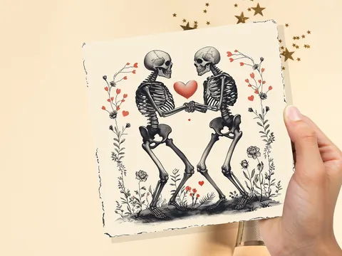 Gothic Anniversary Card – Til Death - View 9