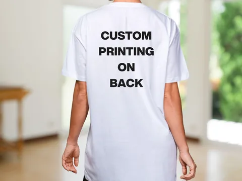 T-Shirt Back Print Add-On