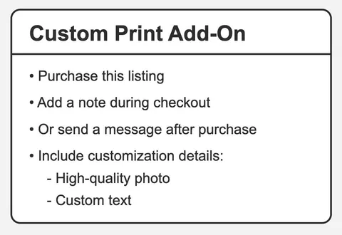 T-Shirt Back Print Add-On - View 2