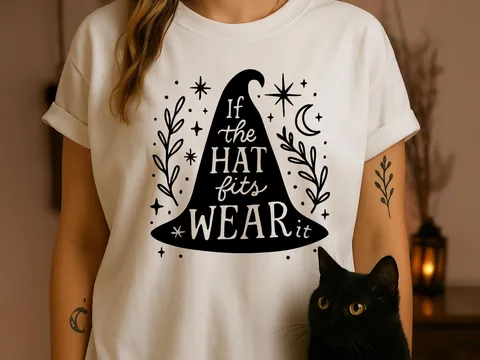 If the Hat Fits Wear It Witch T-Shirt