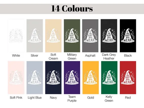 If the Hat Fits Wear It Witch T-Shirt - View 10