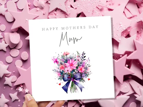 Happy Mother's Day Bouquet Card - View 6