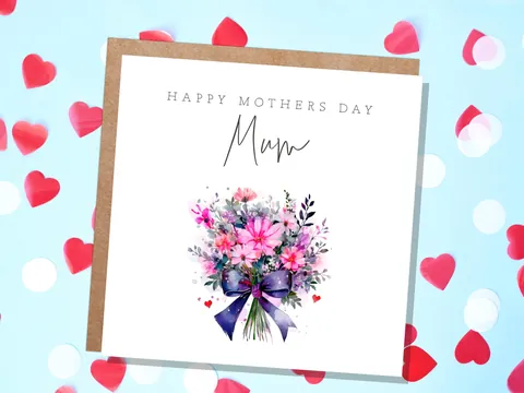 Happy Mother's Day Bouquet Card - View 5