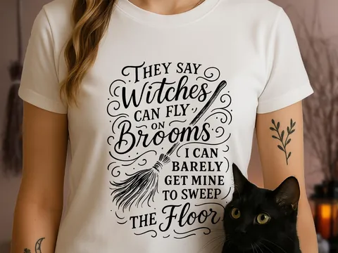 Funny Witch T-Shirt – Sarcastic Witchcore - View 6