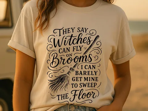 Funny Witch T-Shirt – Sarcastic Witchcore - View 4