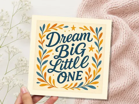 Dream Big Little One Card