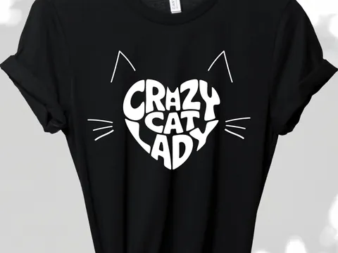 Crazy Cat Lady T-Shirt - View 8