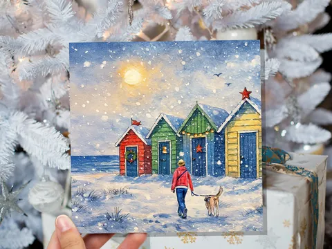 Dog Walker Christmas Card - View 6