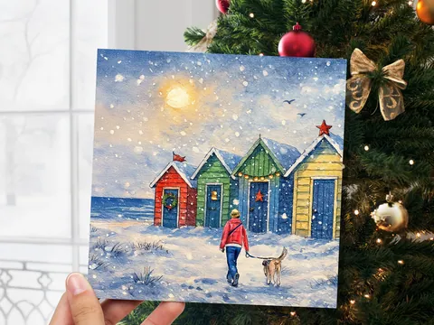 Dog Walker Christmas Card - View 7