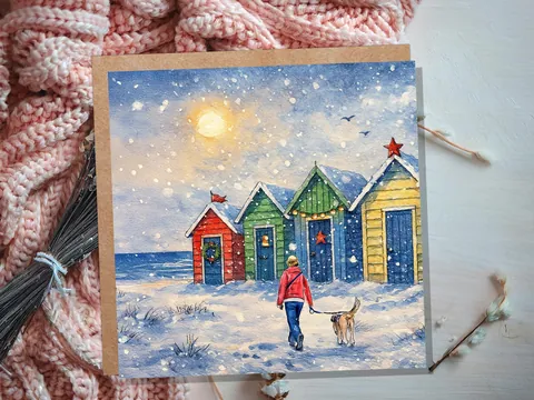 Dog Walker Christmas Card - View 8