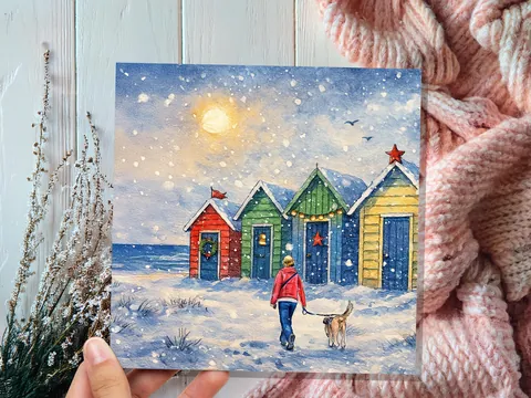 Dog Walker Christmas Card - View 5